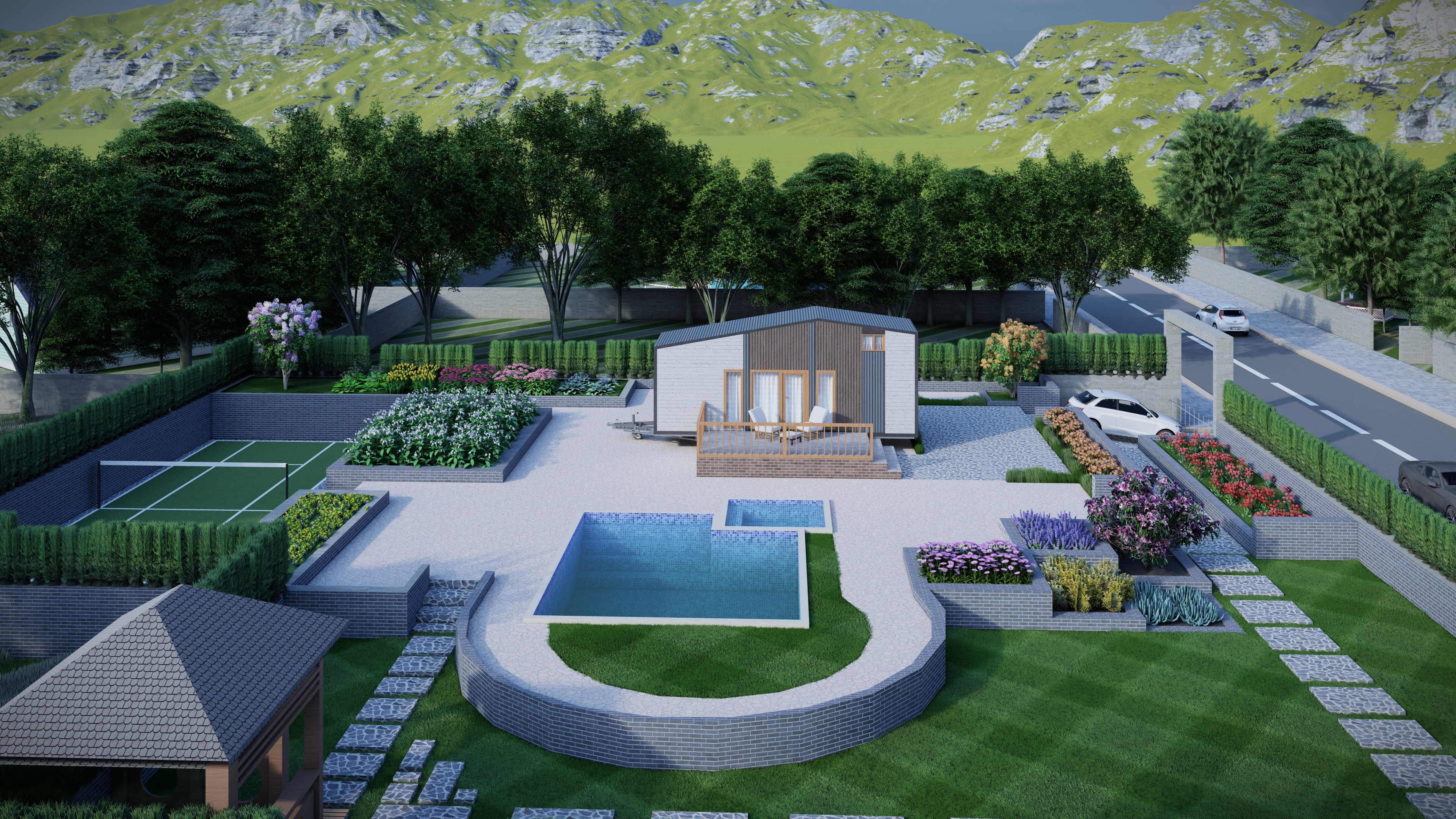 Tiny house Prestige - salle d'eau haut de gamme